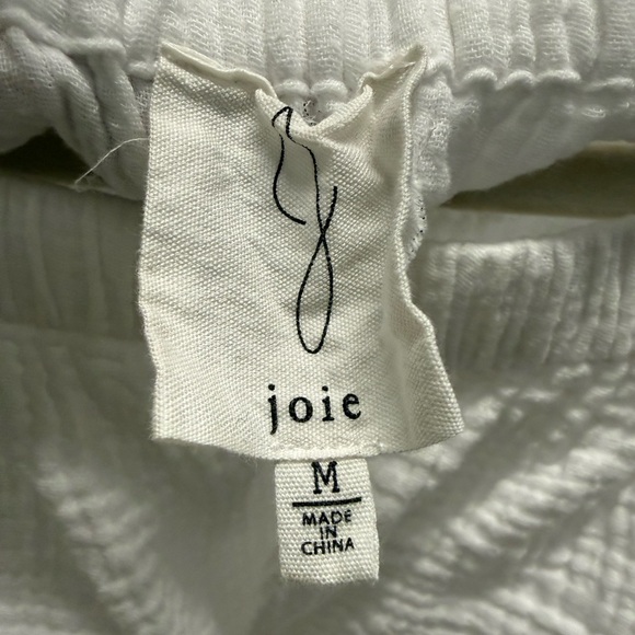 100 % Cotton Joie White Off-Shoulder Blouse - Picture 2 of 5